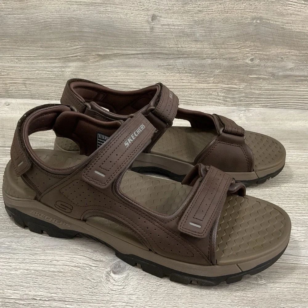 Skechers Tresman Garo 204105WW Men's Size 13 Extra Wide Relaxed Fit Luxe Foam
